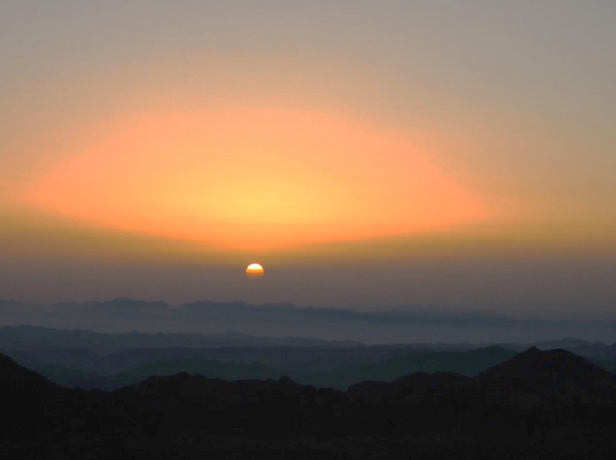 Sonnenaufgang am Sinai