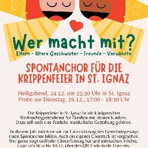 Spontanchor_Krippenfeier