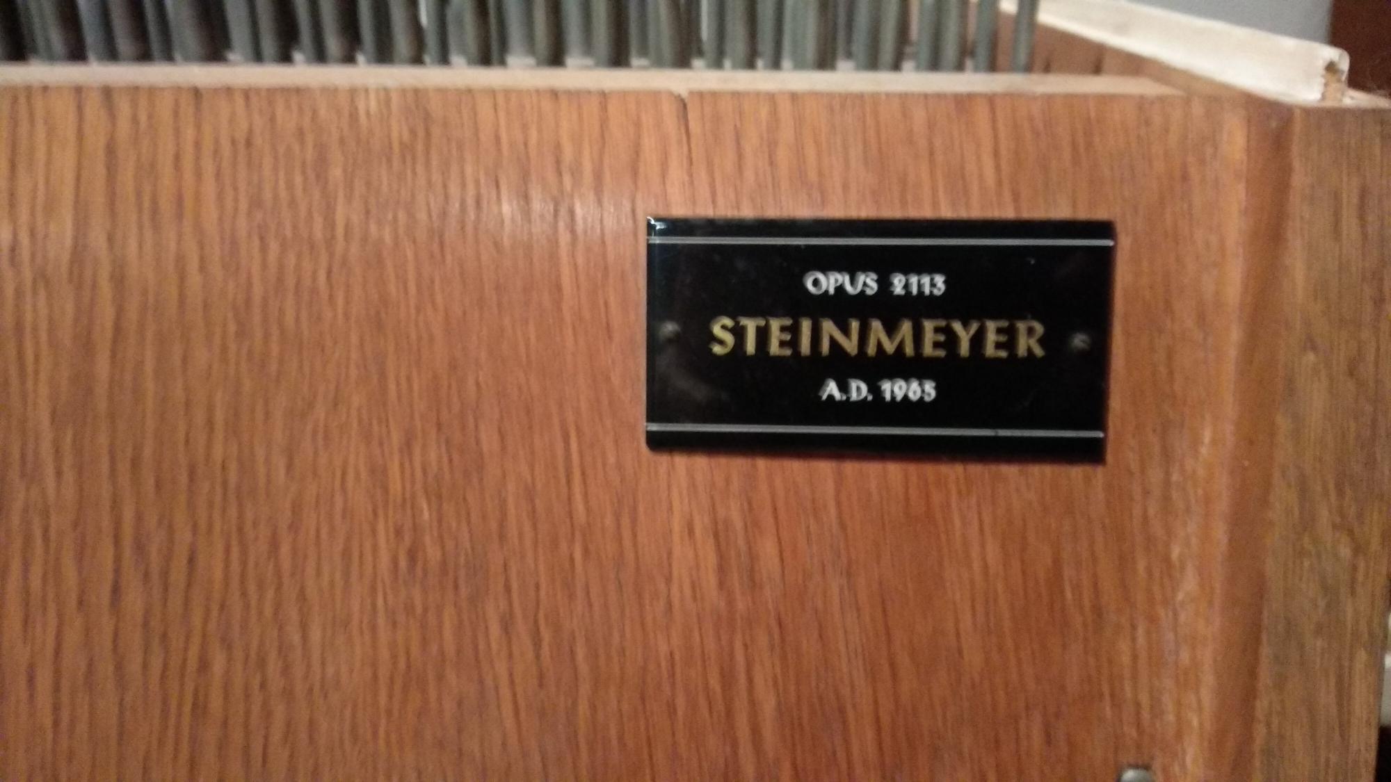 Steinmeyer Orgel in Pankratiuskapelle (c) R. Hammes