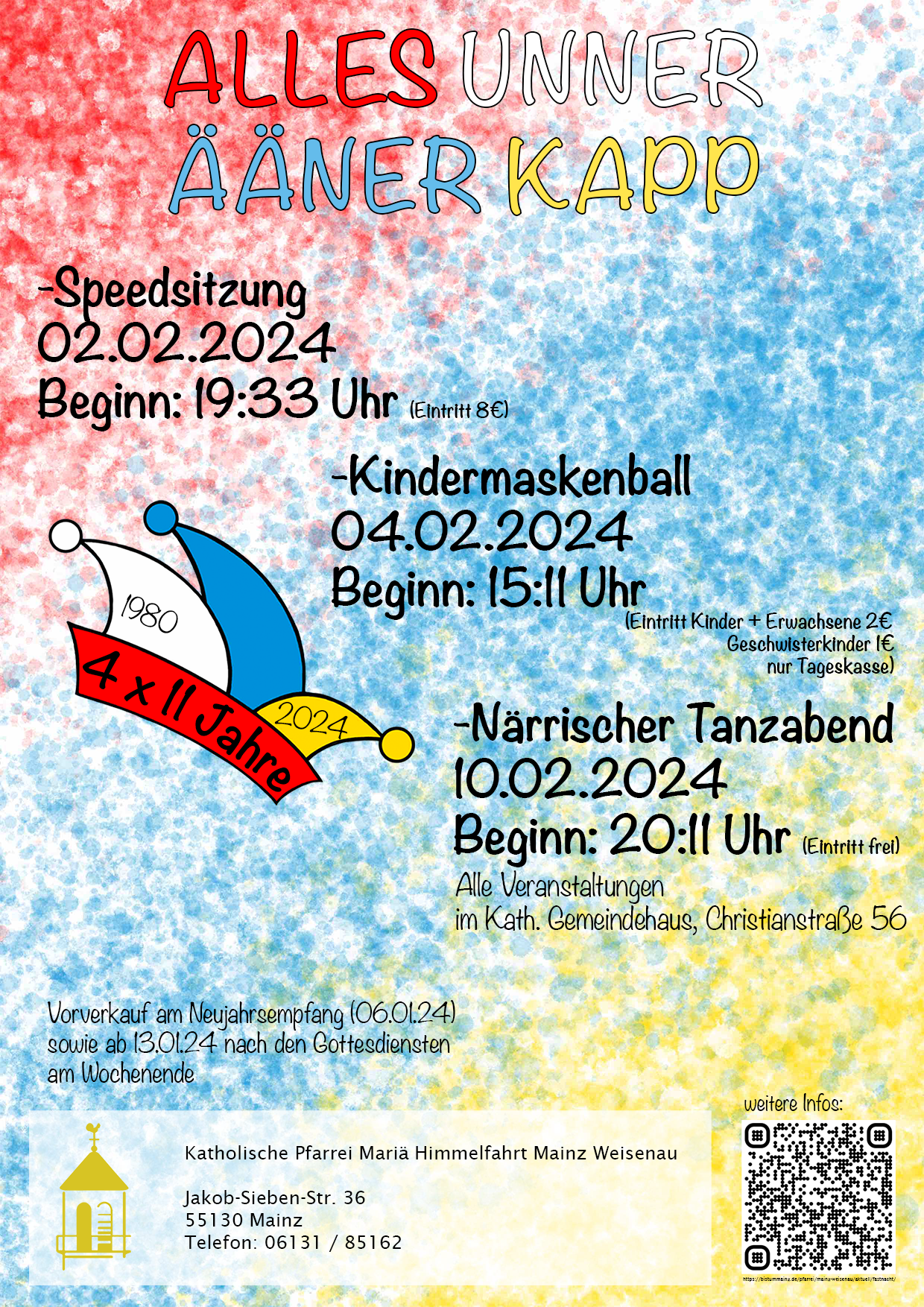 Plakat 2024 (c) Pfarrei Mariä Himmelfahrt Mainz Weisenau