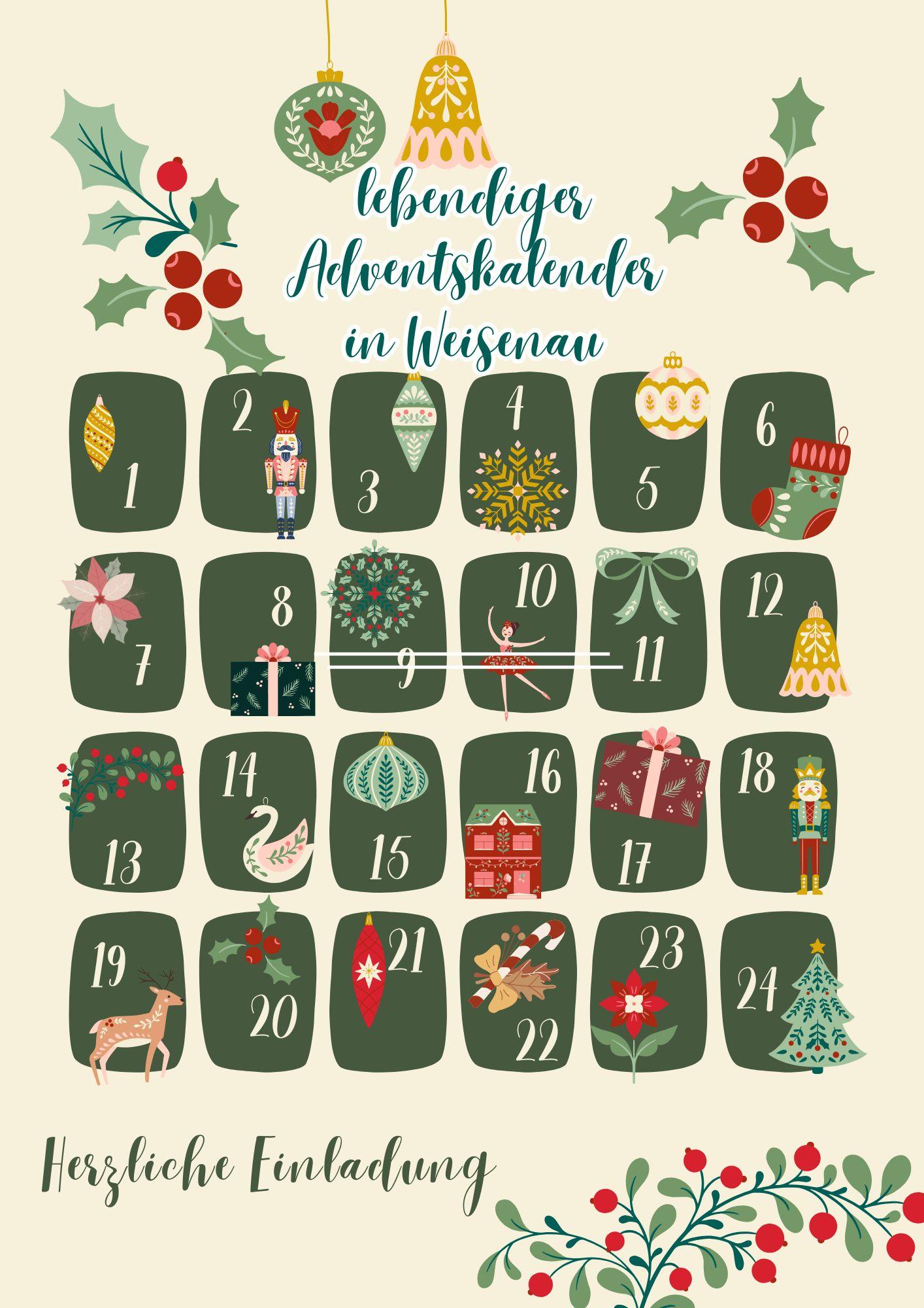 lebendiger Adventkalender Weisenau
