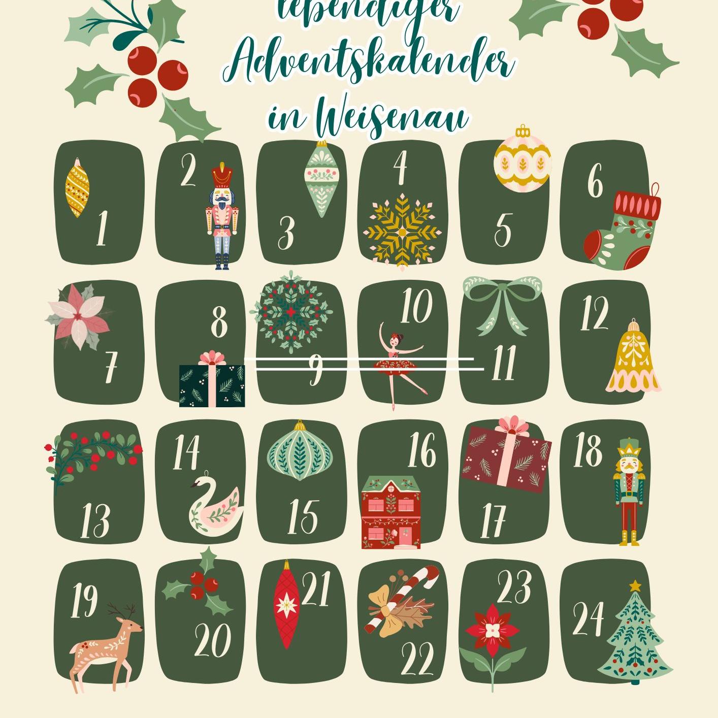 lebendiger Adventkalender Weisenau