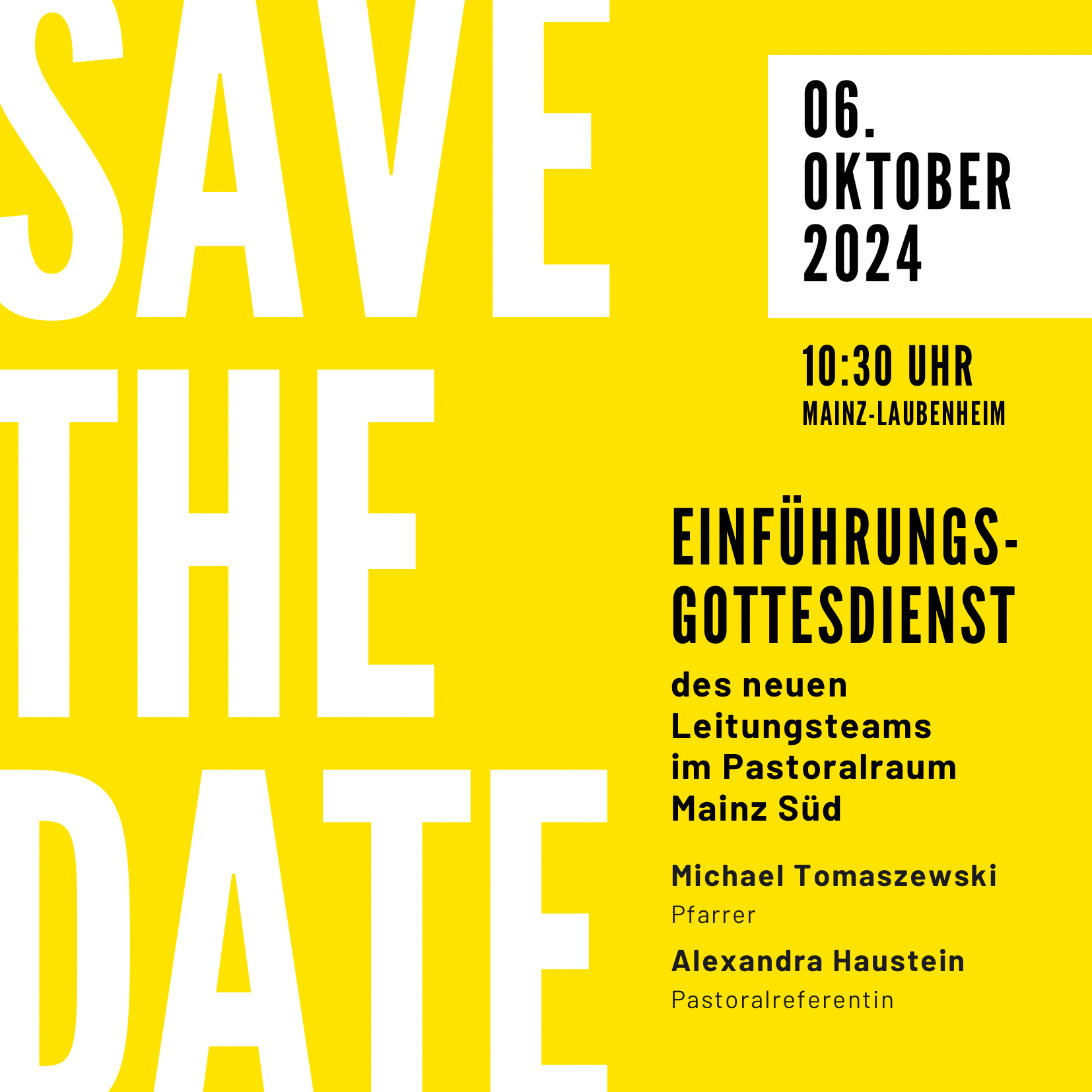 Save the Date (c) Pastoralraum Mainz-Süd