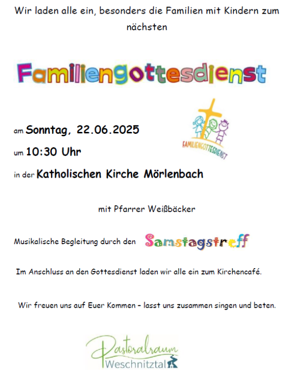 Familiengottesdient Mö