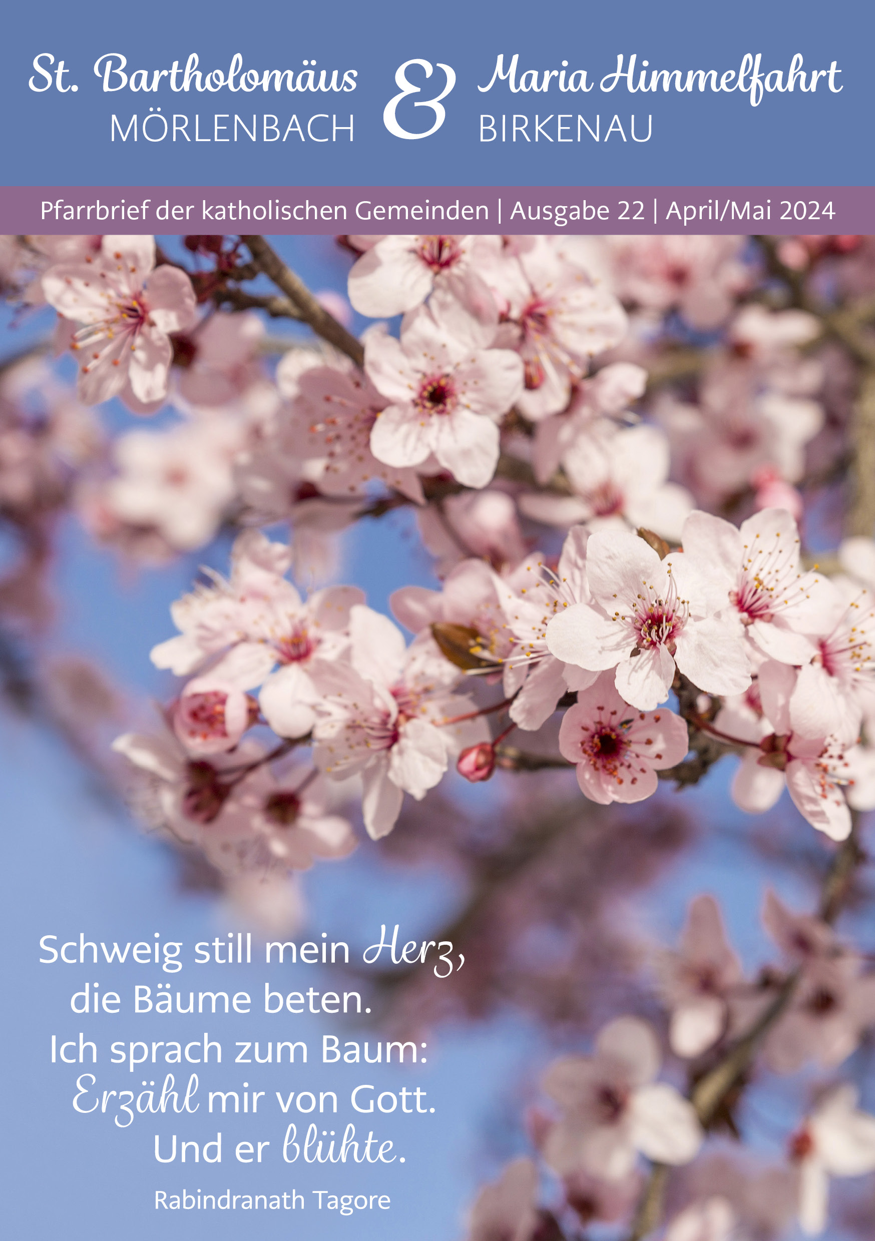 Pfarrbrief_April_Mai_2024_Titelseite (c) Pfarrei Mörlenbach & Birkenau
