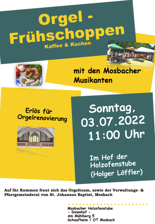 Orgelfrühschoppen Plakat 2022 (c) Anne Wenzel