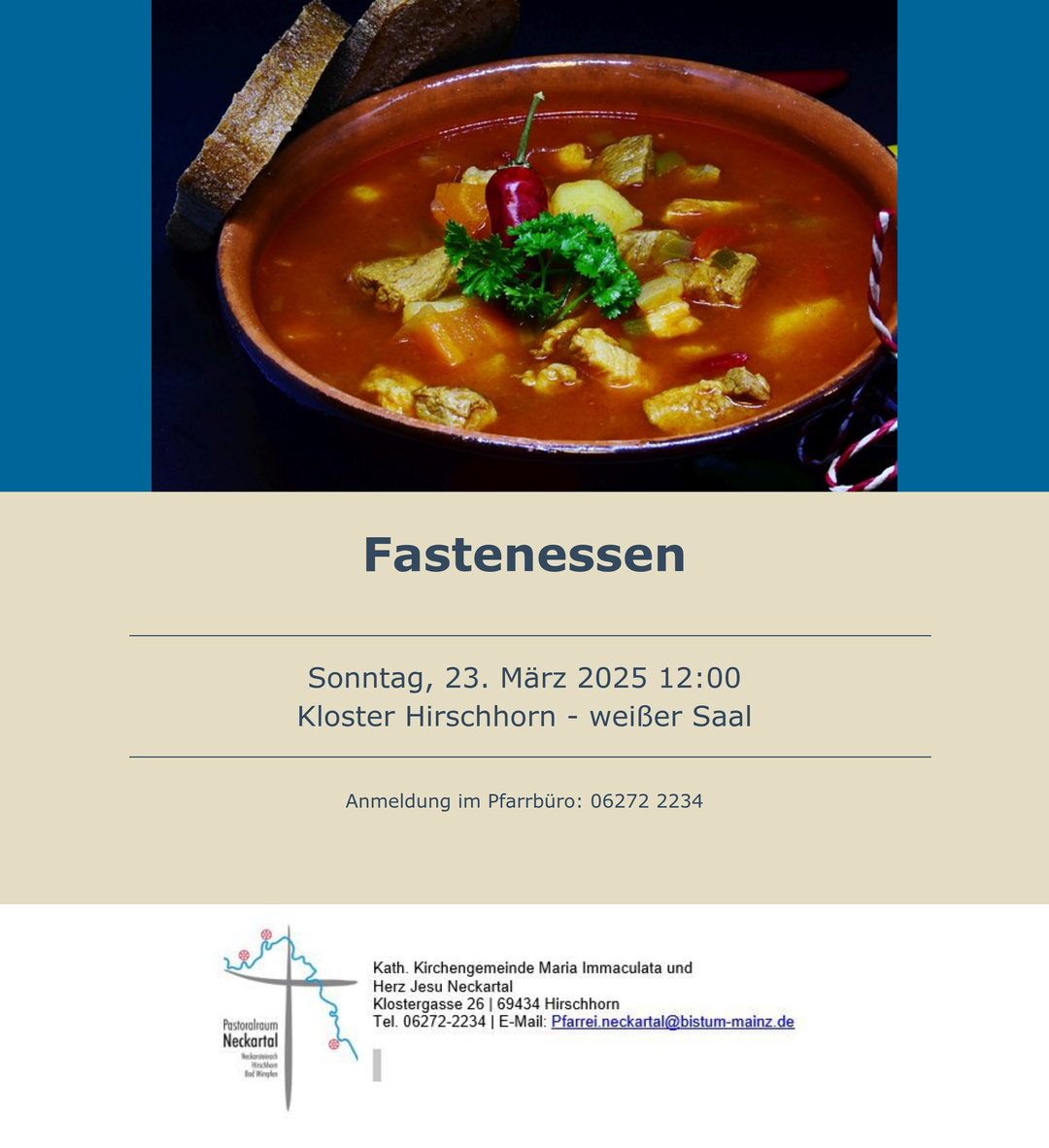 Fastenessen Poster 2025