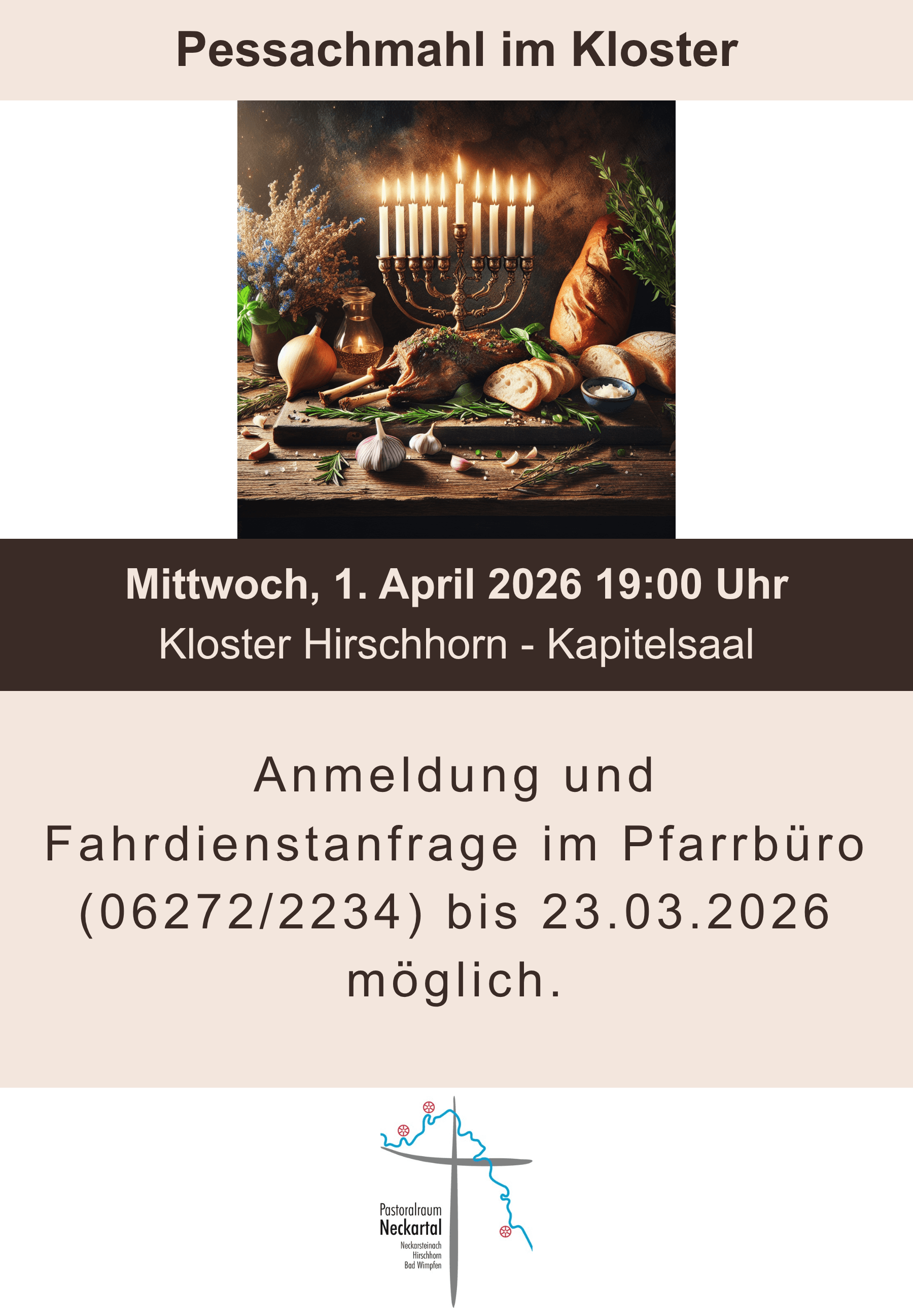 Poster Pessachmahl 2026