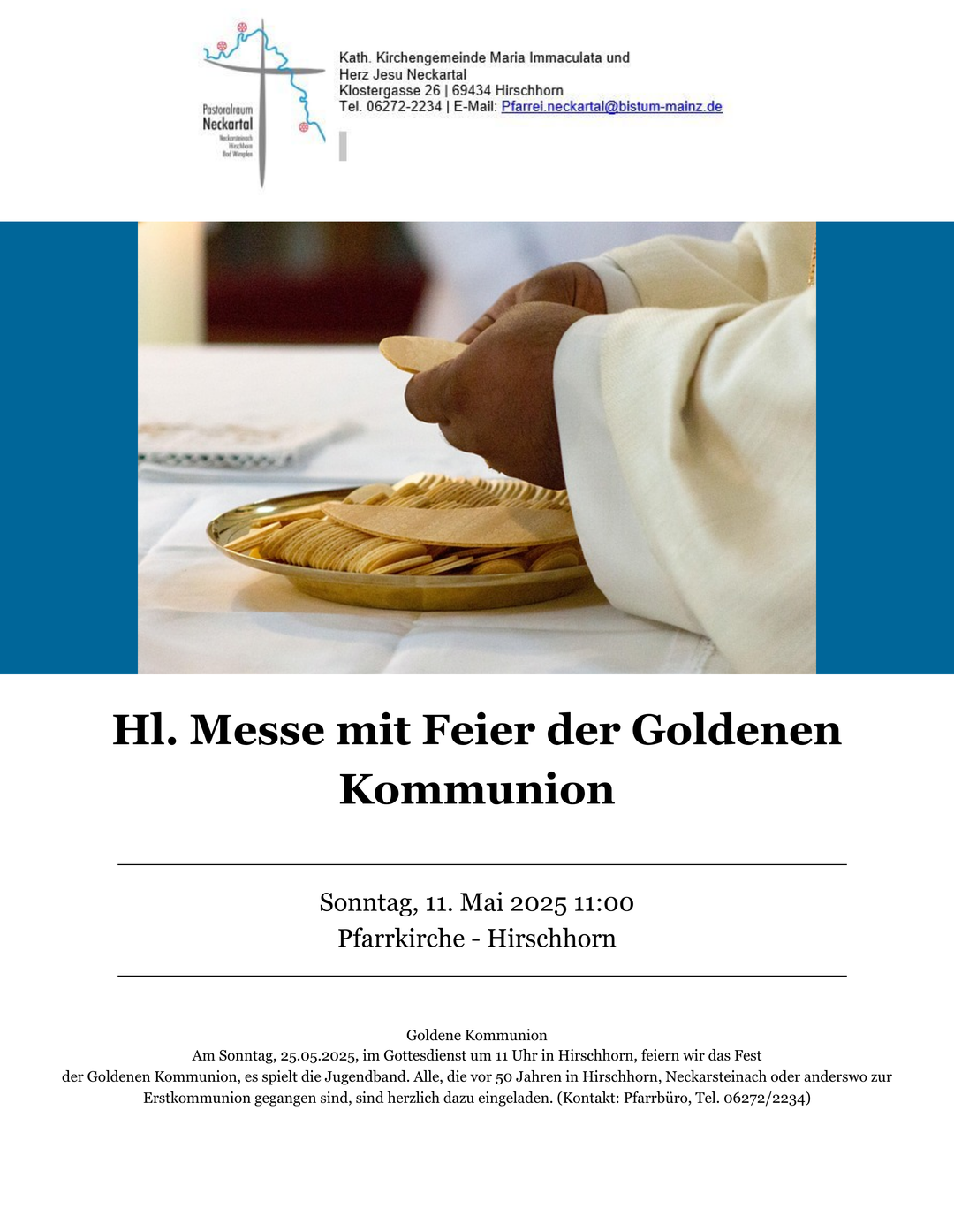 poster.fur.hl..messe.mit.feier.der.goldenen.kommunion