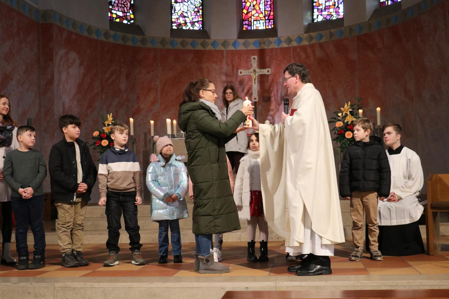 Vorstellung der Kommunionkinder (c) Dietmar Thiel