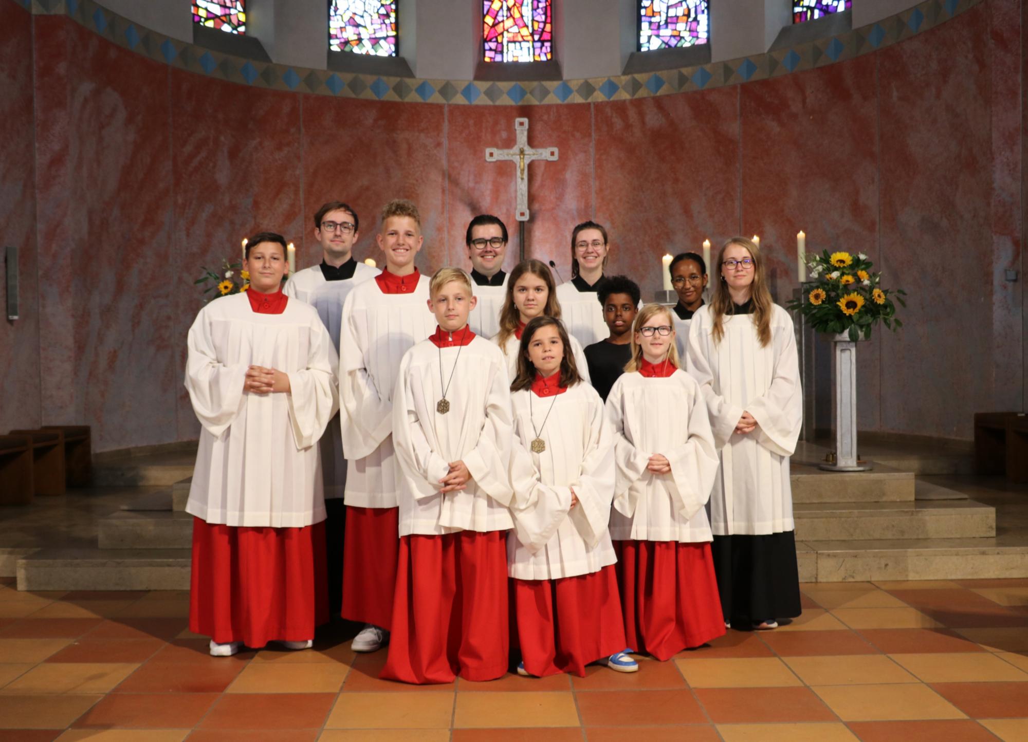 Aufnahme der neuen Messdiener in St. Josef 2025