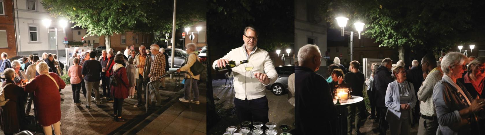 Pause bei Kerzenschein und einem Glas Wein (c) D. Thiel