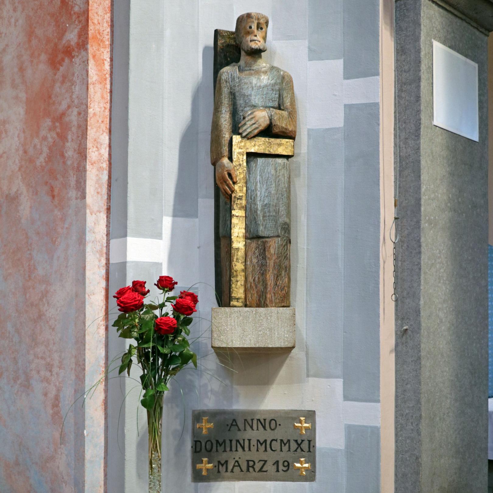 Figur des Hl. Josef-Pfarrkirche St. Josef Neu-Isenburg- (c) D. Thiel