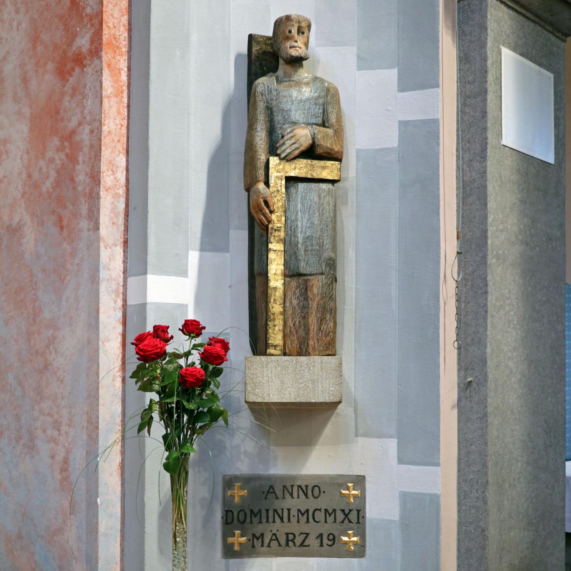Figur des Hl. Josef-Pfarrkirche St. Josef Neu-Isenburg-