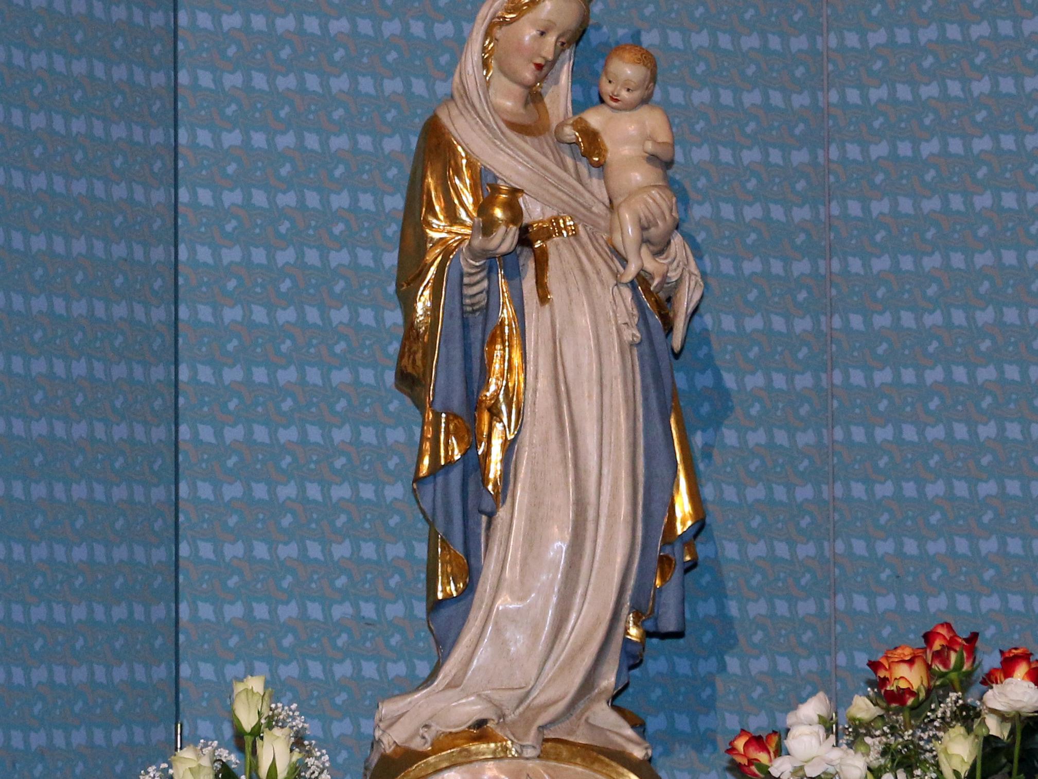 Hallgartener Madonna in der Kirche St. Josef in Neu-Isenburg