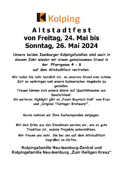 Altstadtfest 2024