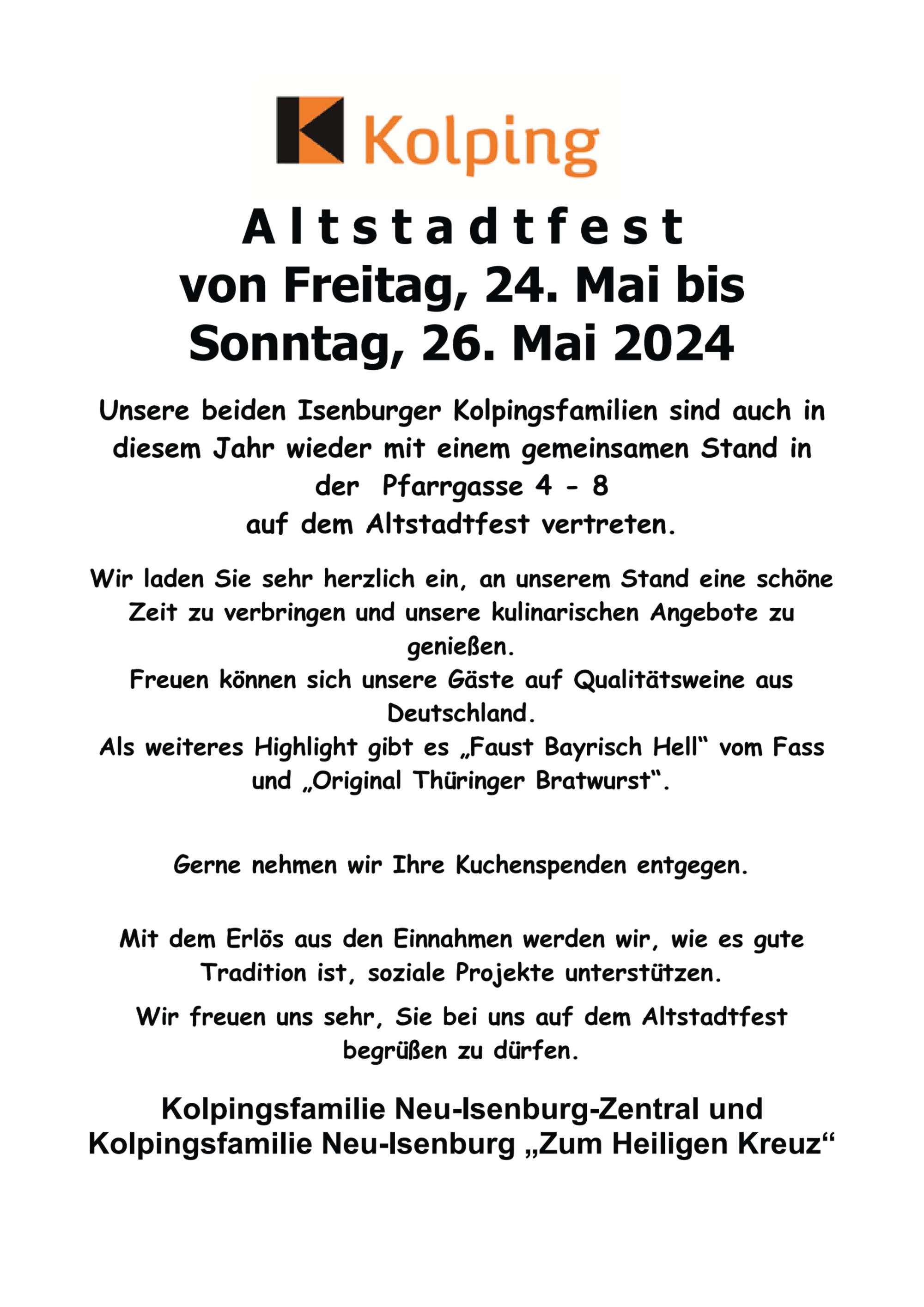 Altstadtfest 2024