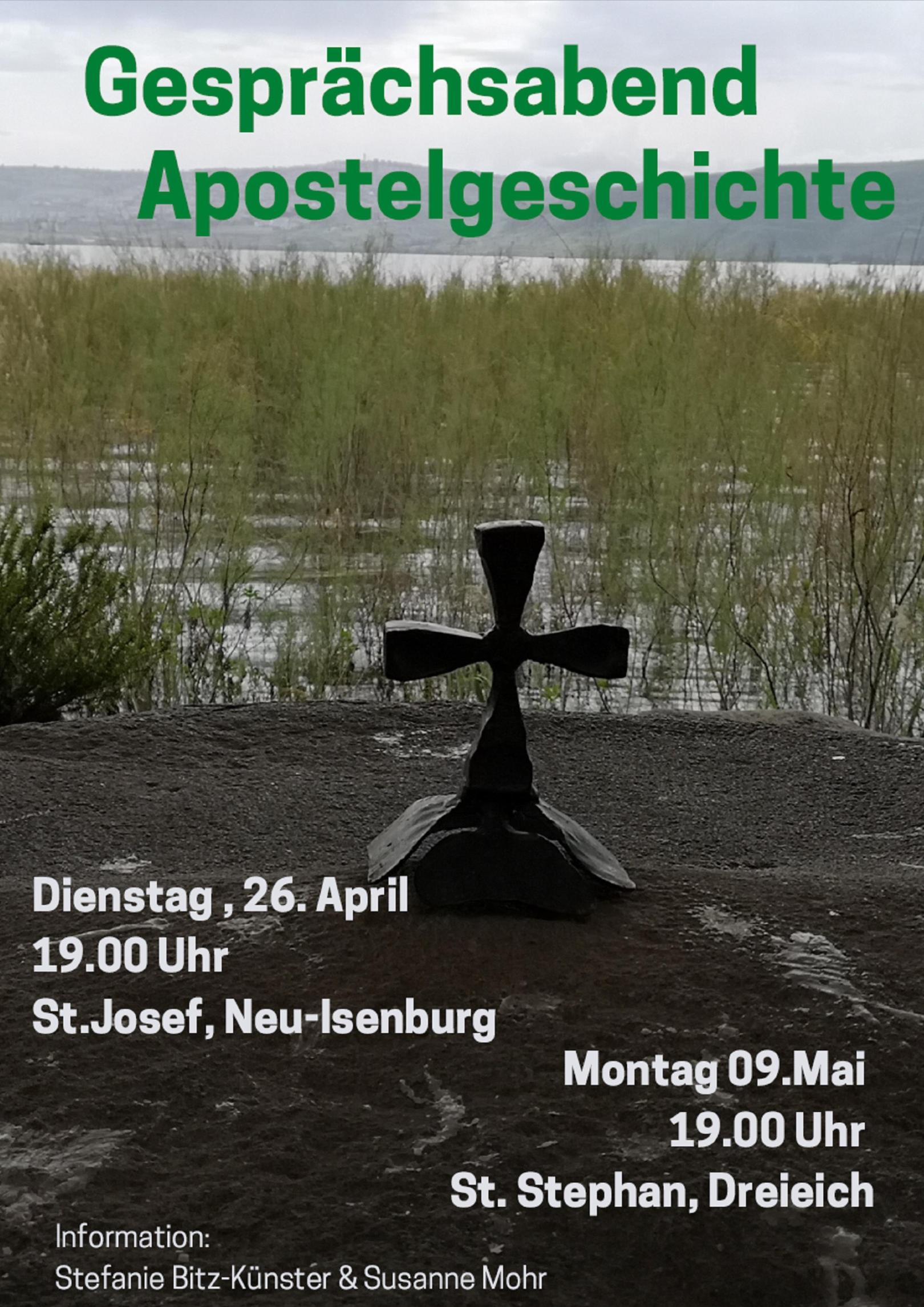 Gesprächsabend Apostelgeschichte (c) Pastoralraum Dreieich-Isenburg