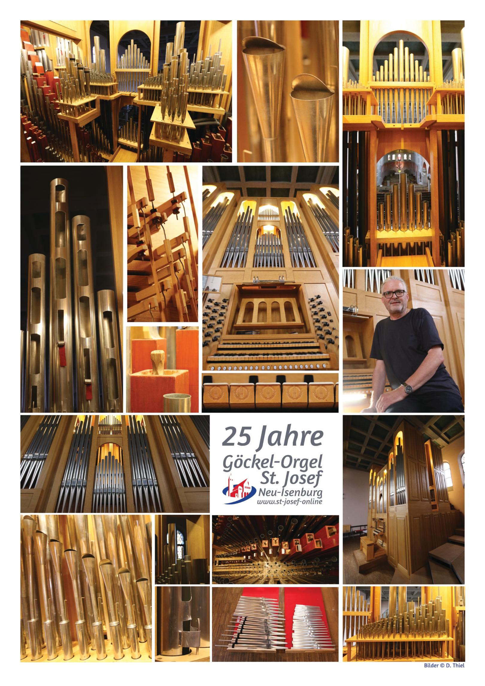 Eine „Königin“ feiert ihr Silbernes Jubiläum – 25 Jahre Göckel-Orgel St. Josef  Neu-Isenburg. (c) D. Thiel