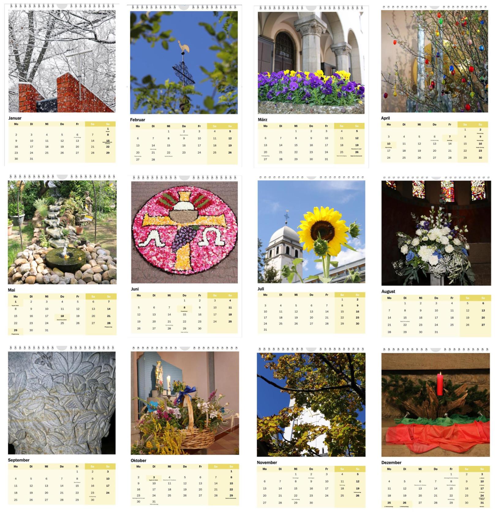 Kalenderblätter 2023 (c) D. Thiel