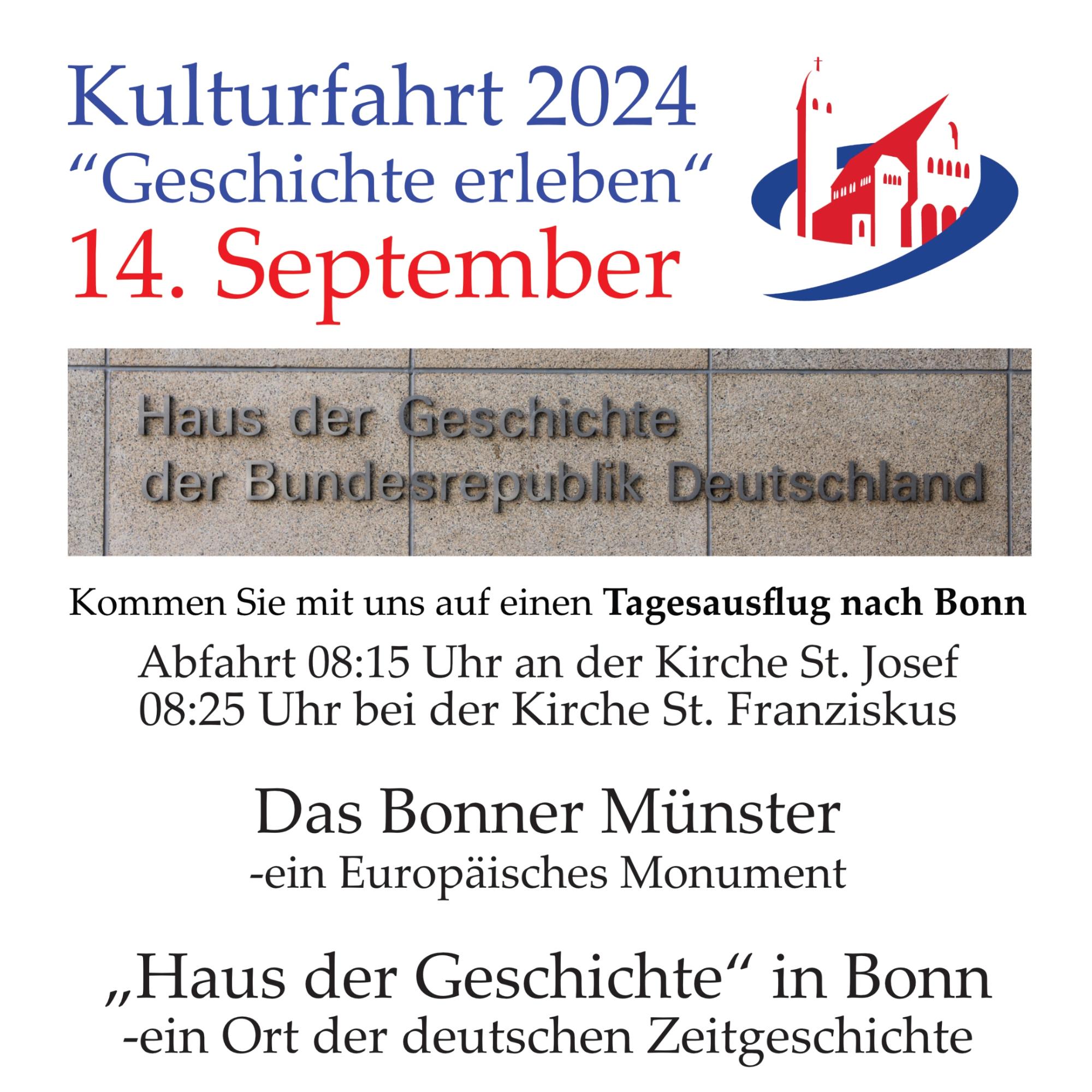 Kulturfahrt Bonn 2024