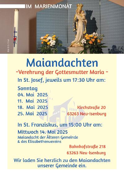 Maiandachten 2025