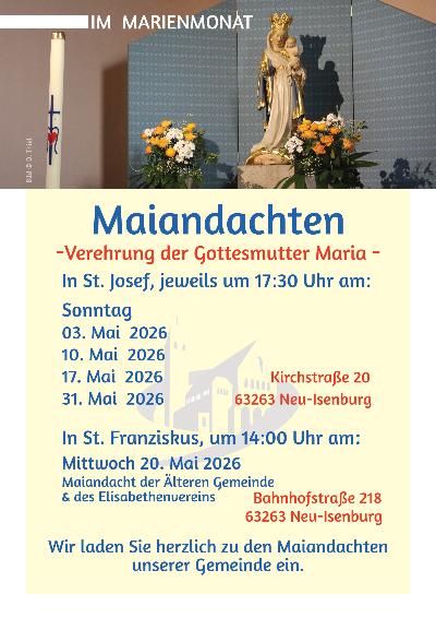 Maiandachten 2026