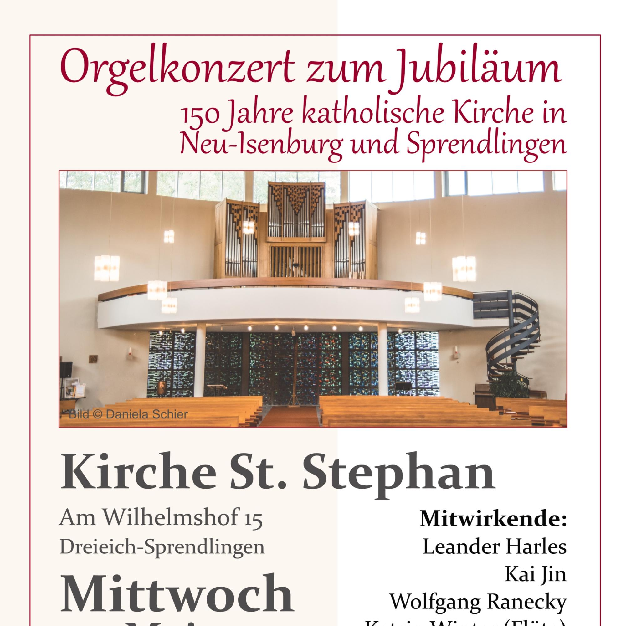Orgelkonzert 150 Jahre Kirche