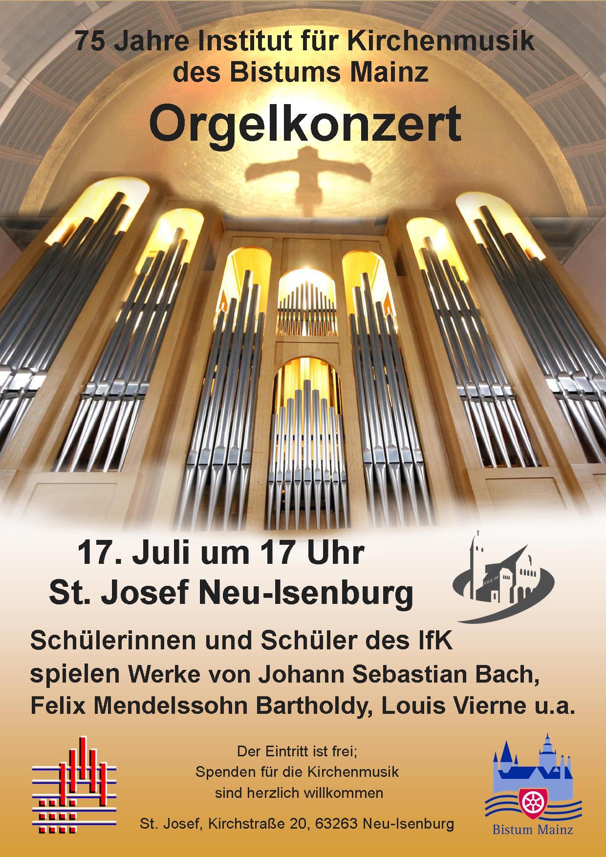 Orgelkonzert 75 Jahre IfK