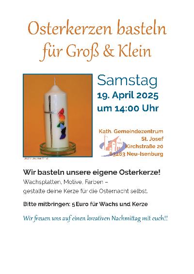 Osterkerzenbasteln 2025