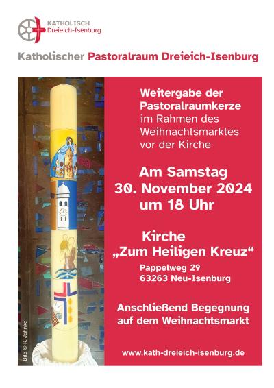 Pastoralraumkerze Übergabe