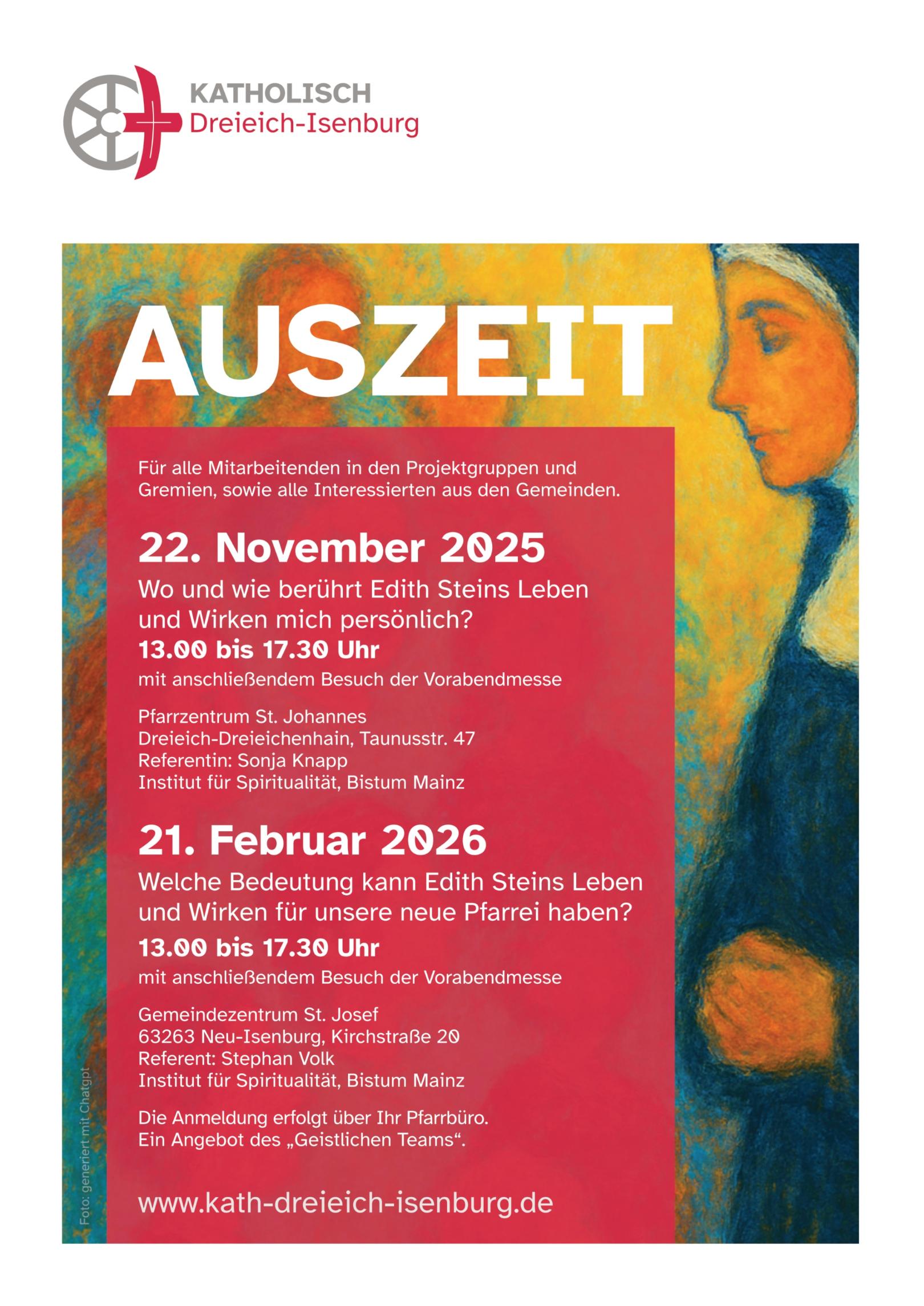 Plakat Auszeit 25 26 (c) K Rose