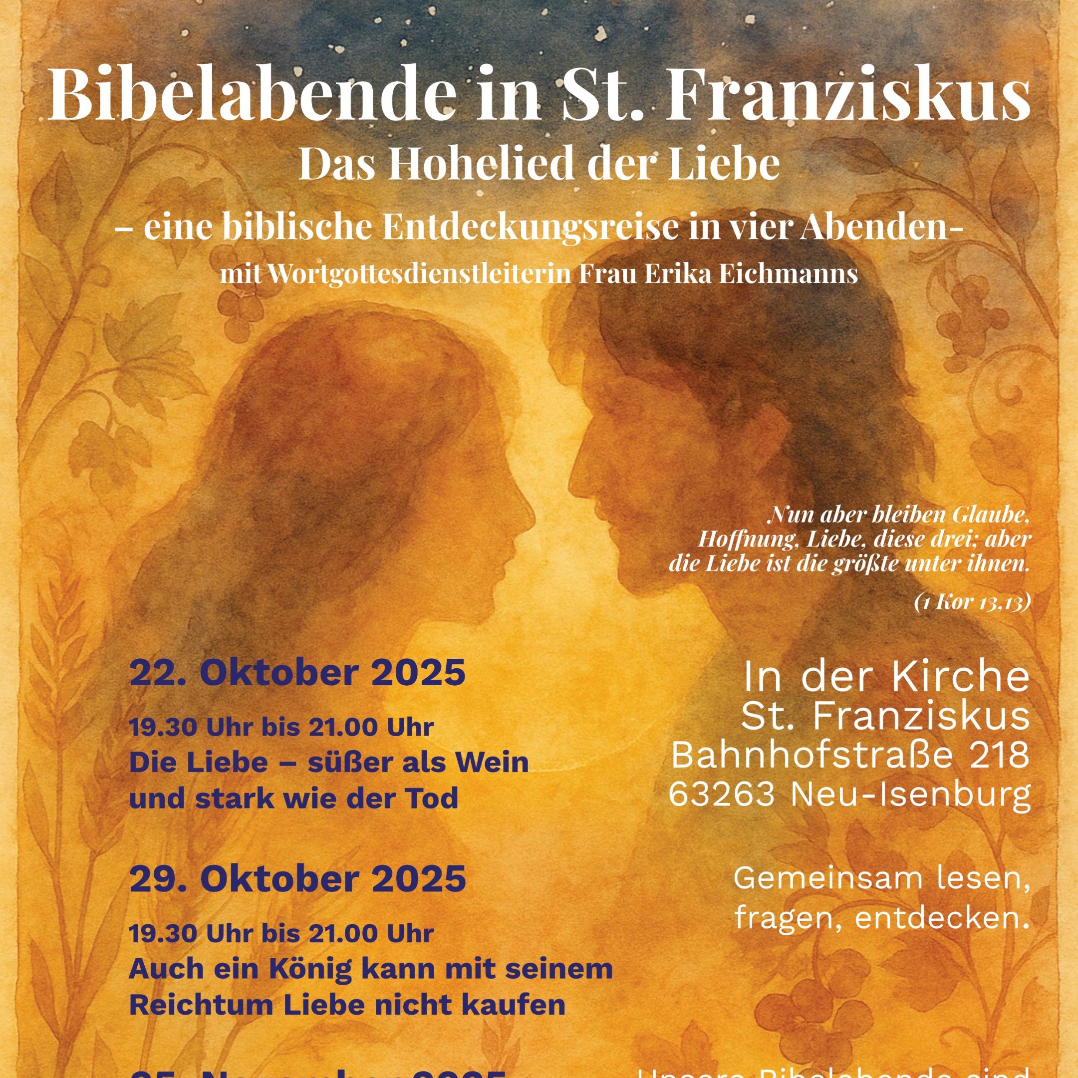 Plakat Bibel Lied der Liebe 2025 II