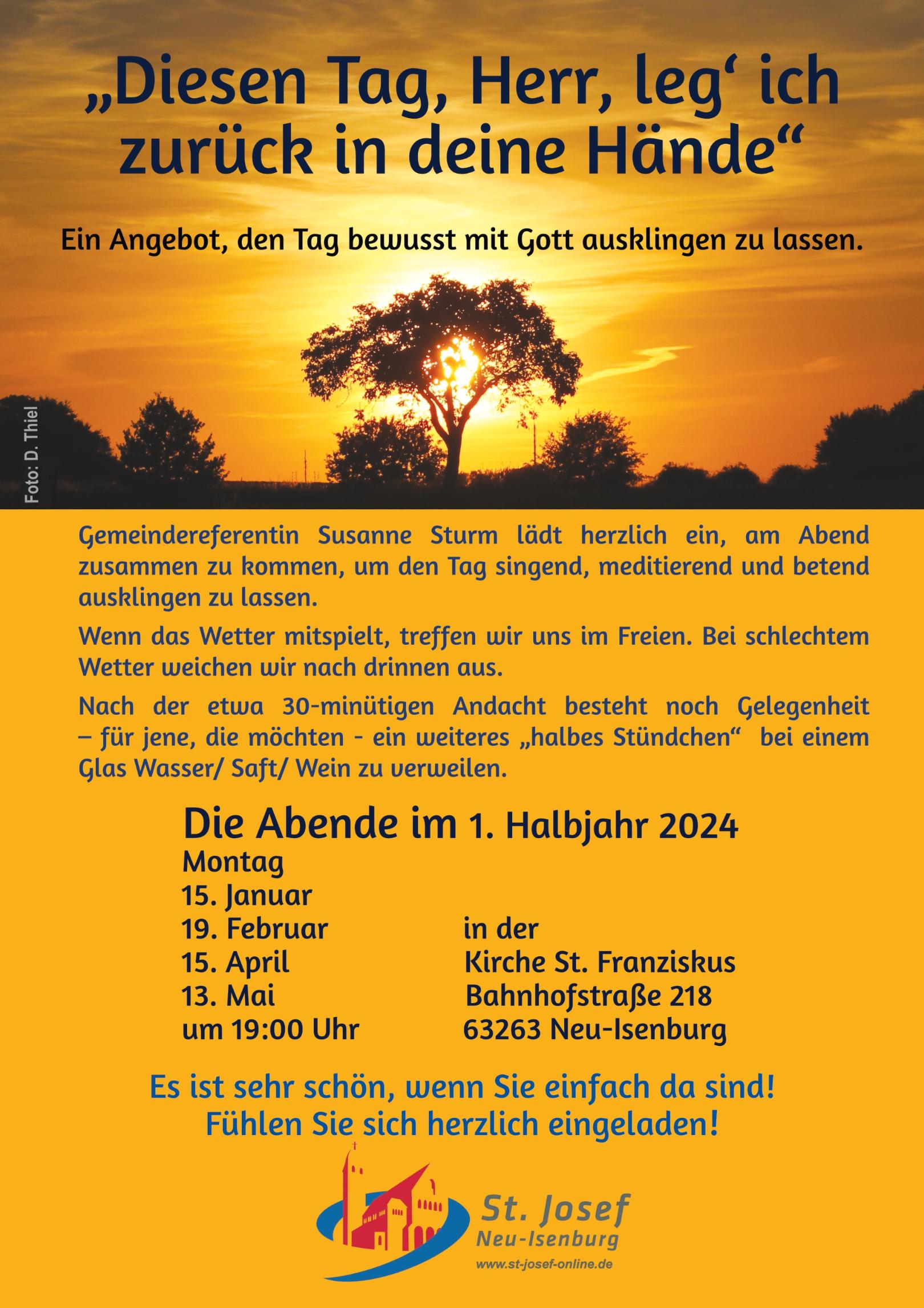 Plakat Diesen Tag I 2024 (c) D. Thiel