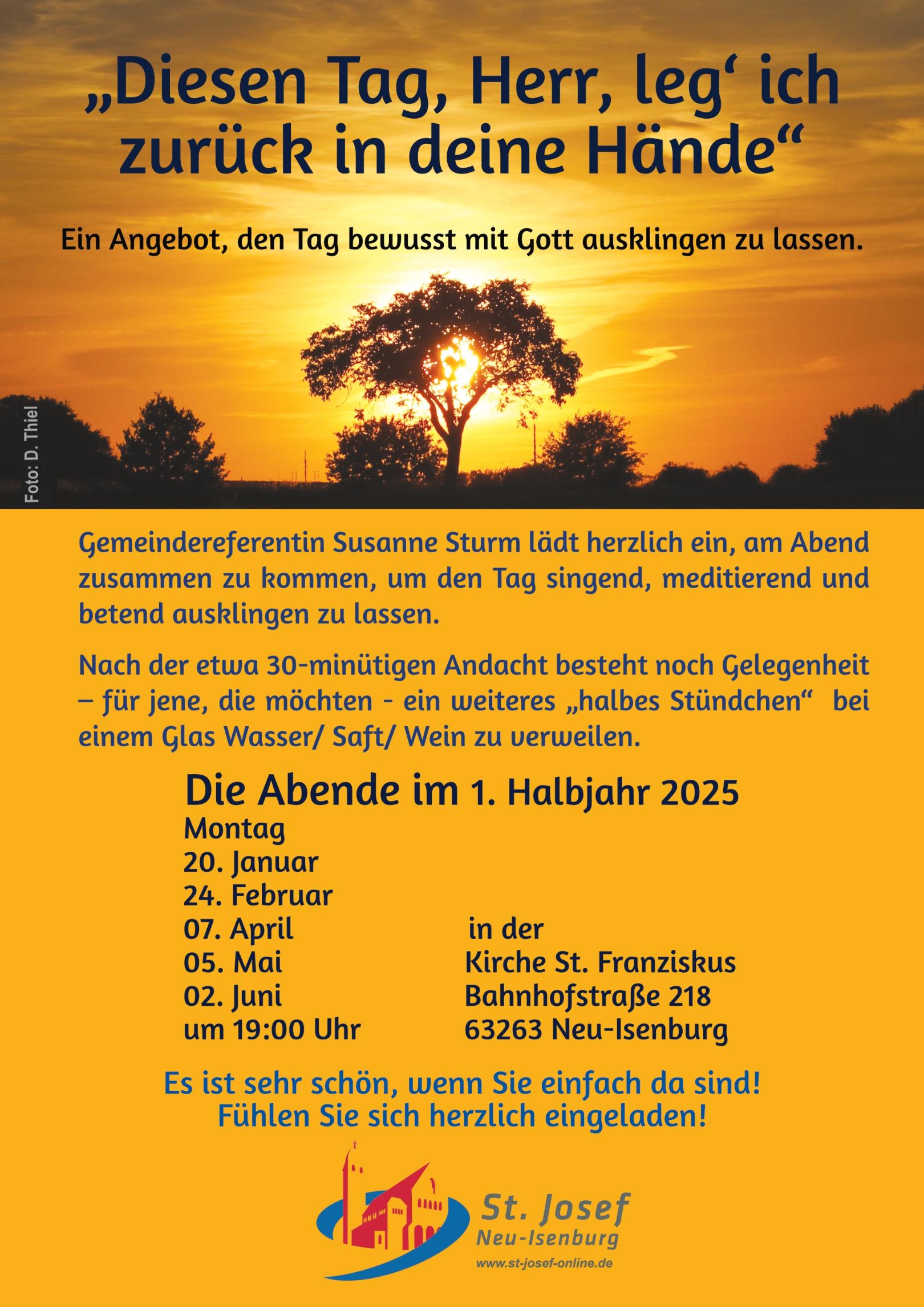 Plakat Diesen Tag I 2025 (c) D. Thiel