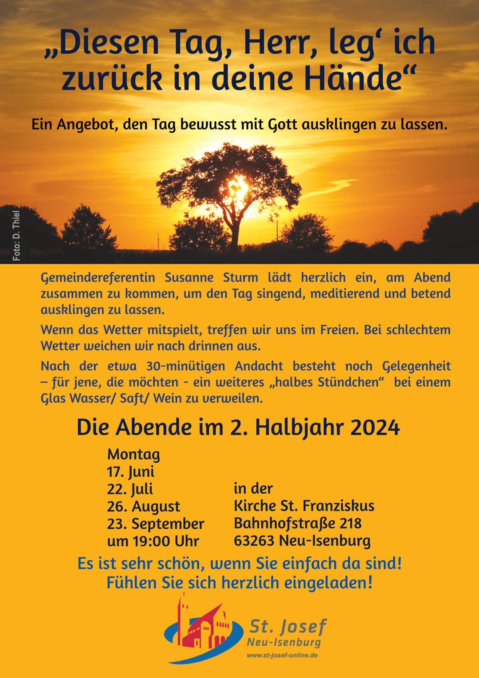 Plakat Diesen Tag II 2024 (c) D. Thiel