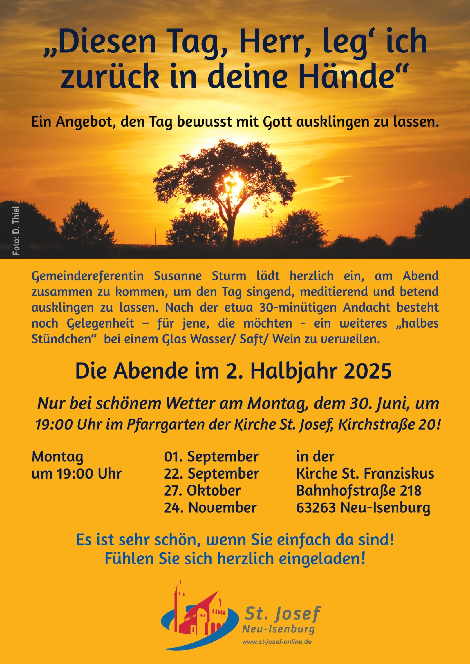 Plakat Diesen Tag II 2025 (c) D. Thiel