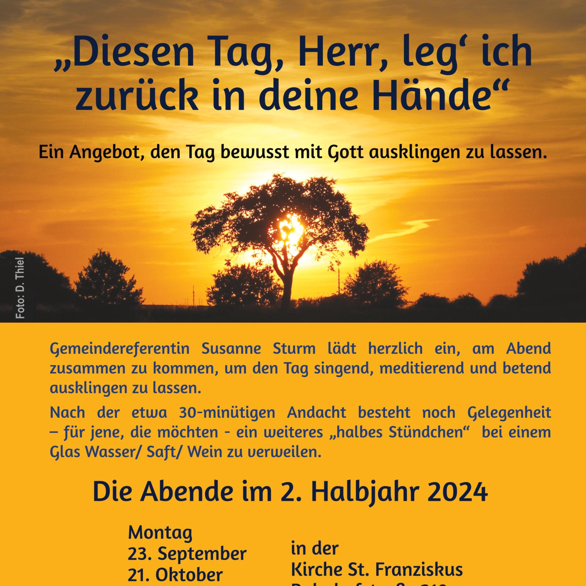 Plakat Diesen Tag III 2024