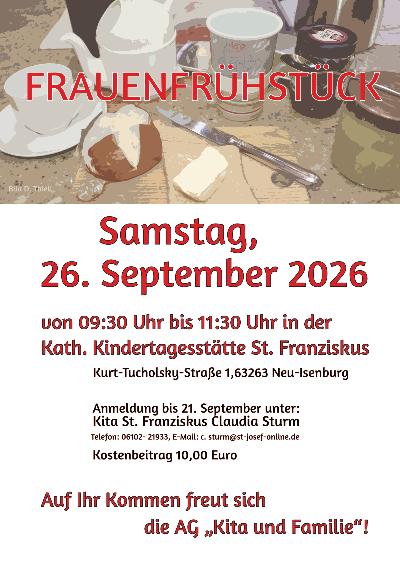 Plakat Frauenfrühstück_2026 (c) Dietmar Thiel Plakat Frauenfrühstück_2026