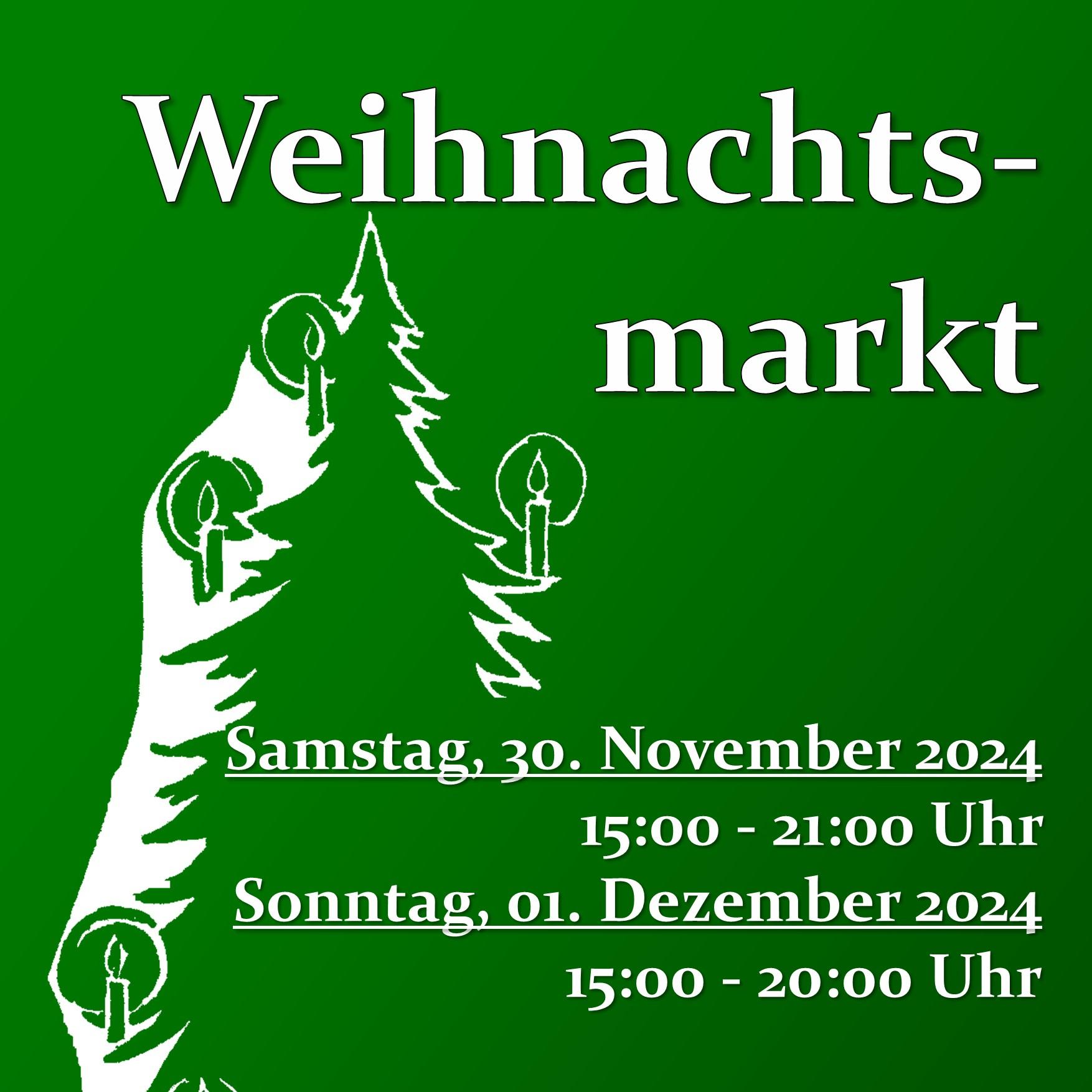 Plakat Weihnachtsmarkt