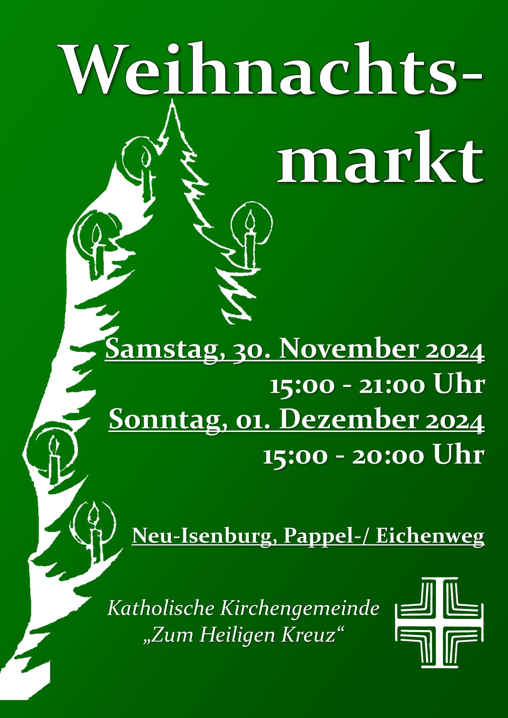 Plakat Weihnachtsmarkt