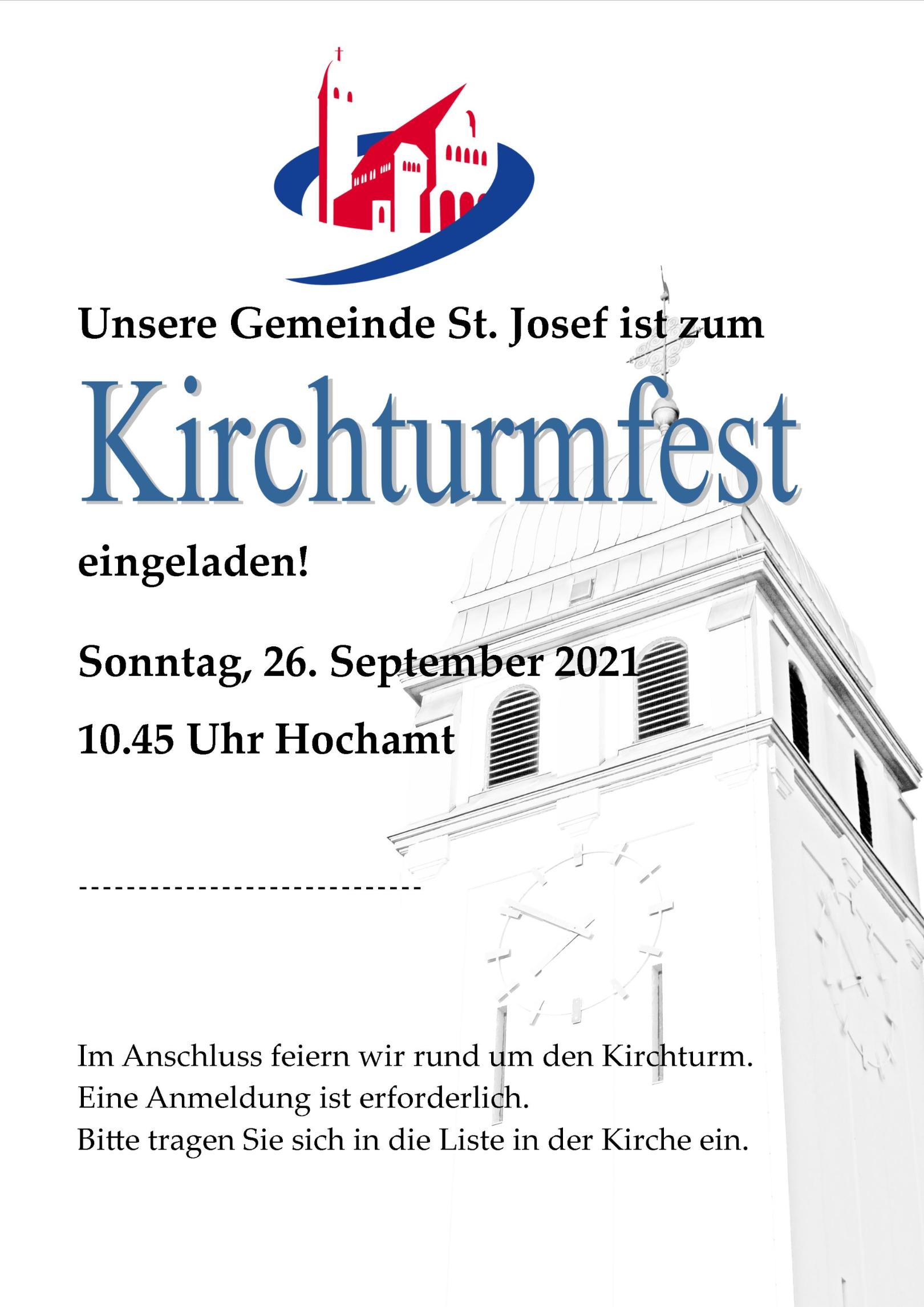 Kirchturmfest in St. Josef 2021 (c) D. Thiel