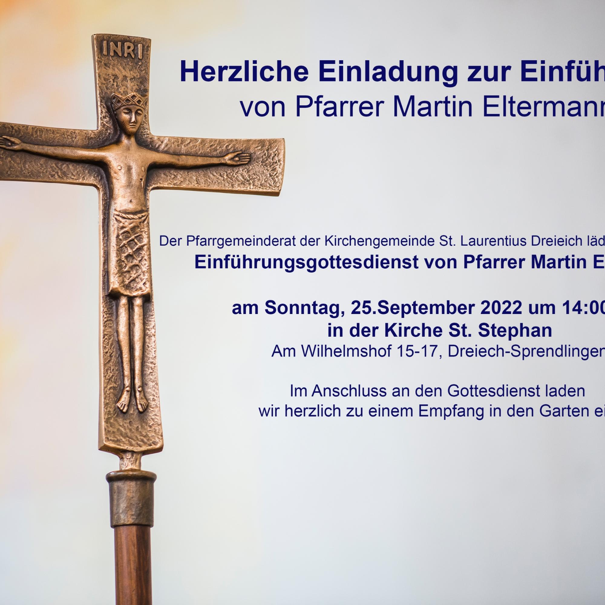 Einführung von Pfarrer Martin Eltermann