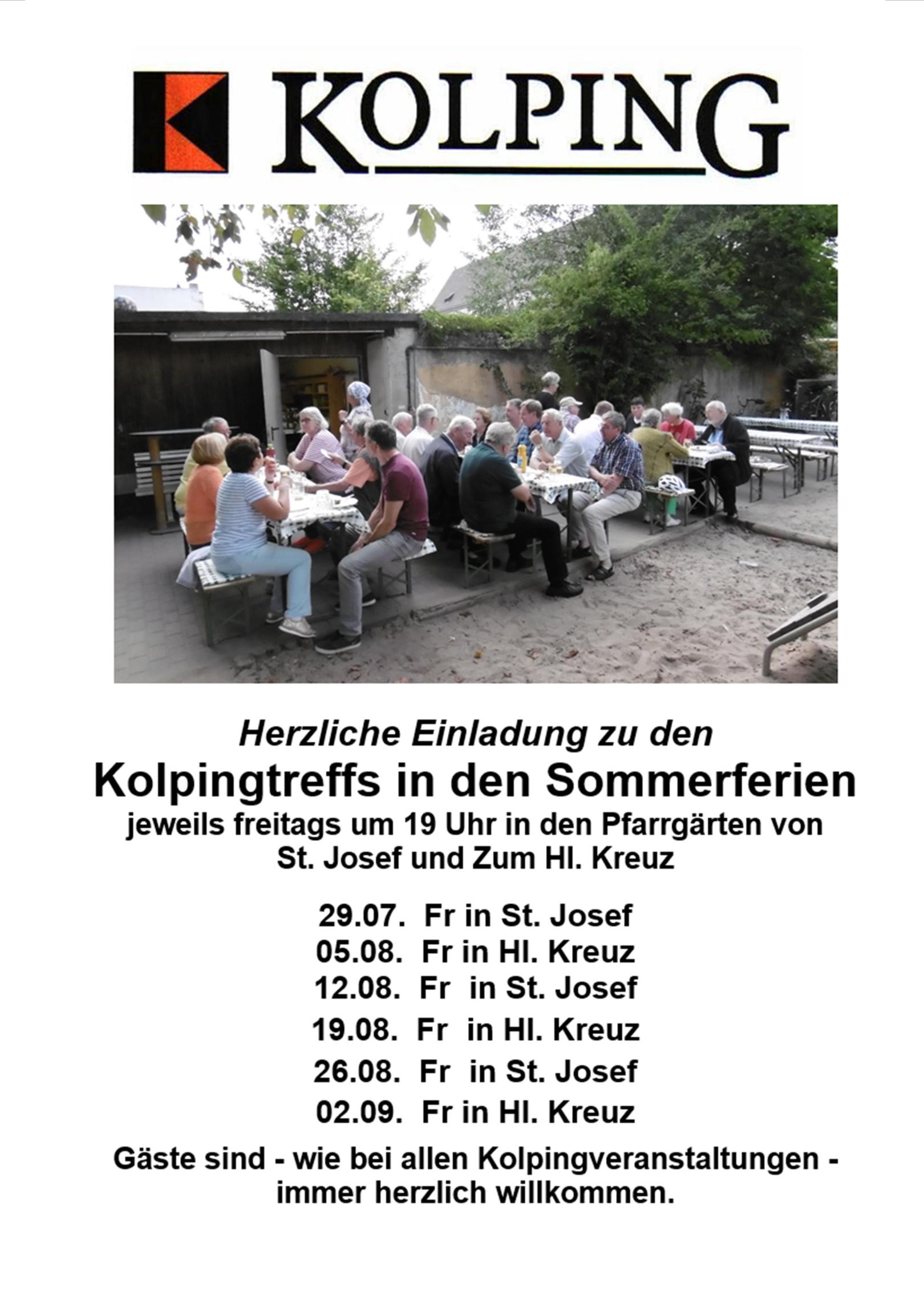 Kolpingtreffs in den Sommerferien 2022 (c) Kolpingfamilie Neu-Isenburg Zentral