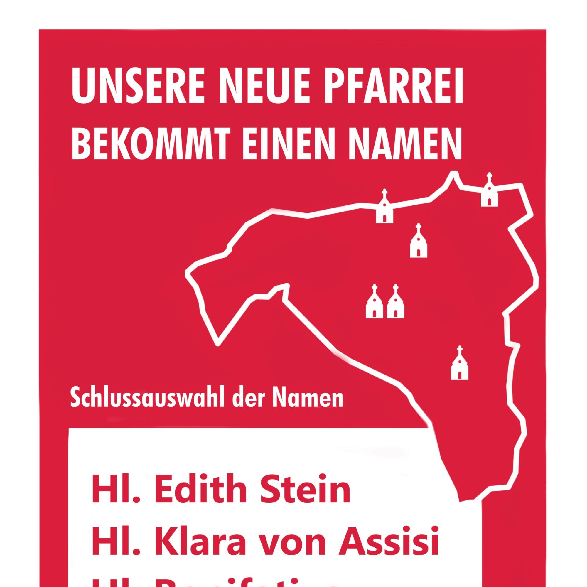 Unsere neue Pfarrei bekommt einen Namen