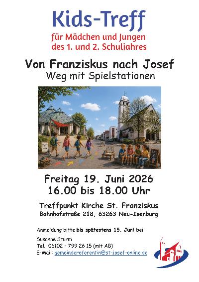 Von St Franziskus nach St Josef