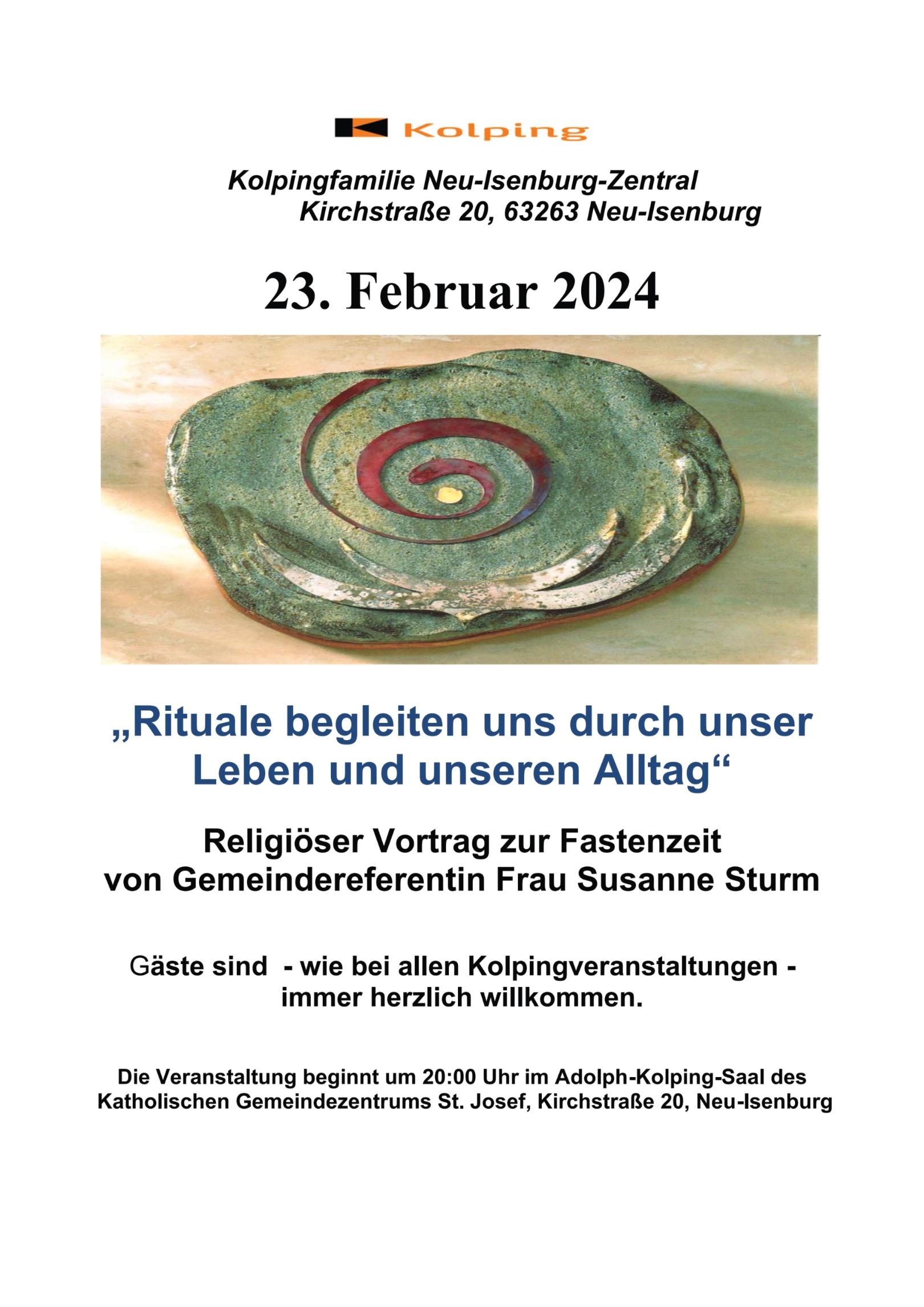Vortrag Fastenzeit 2024 (c) A. Knieling