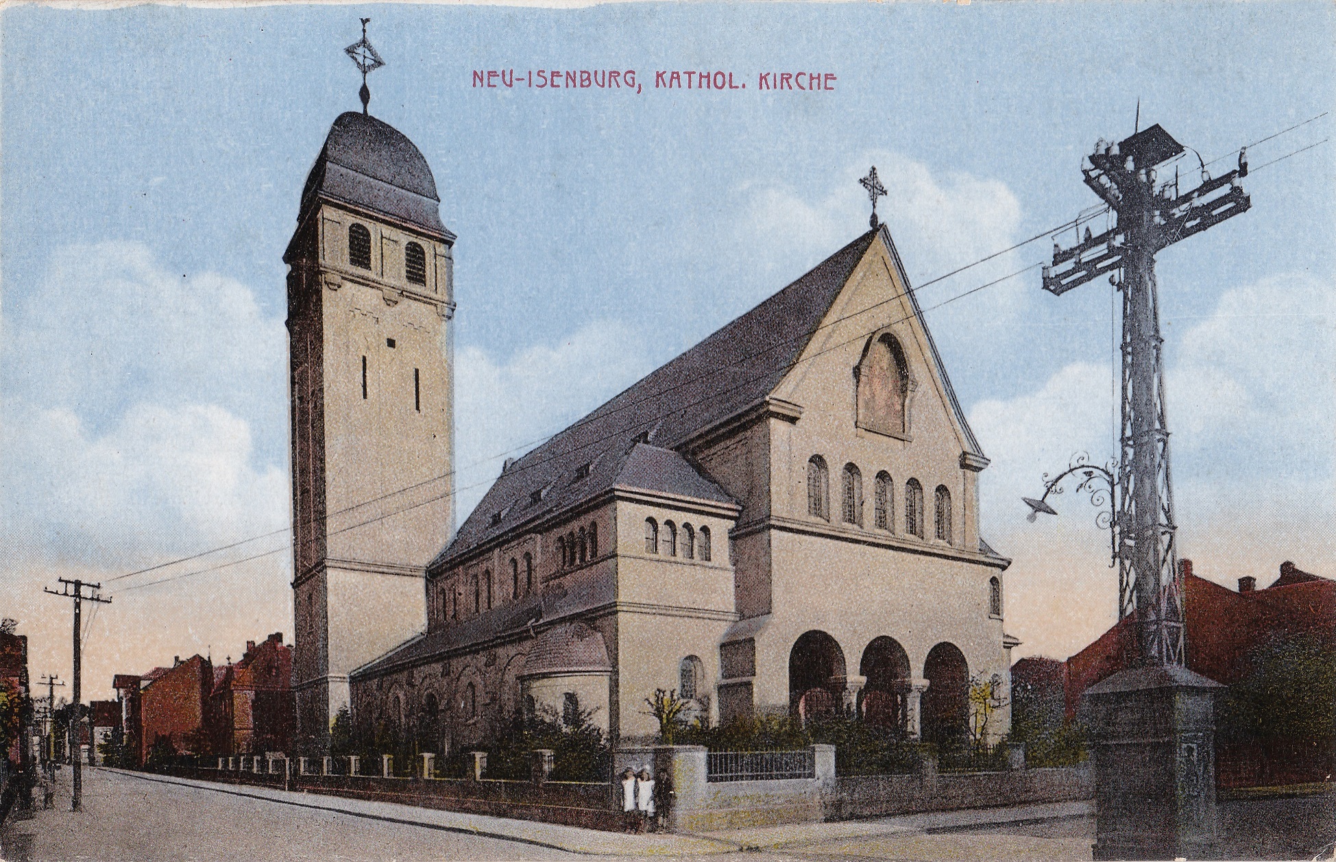 Die Kirche St. Josef um 1930 (c) Dietmar Thiel