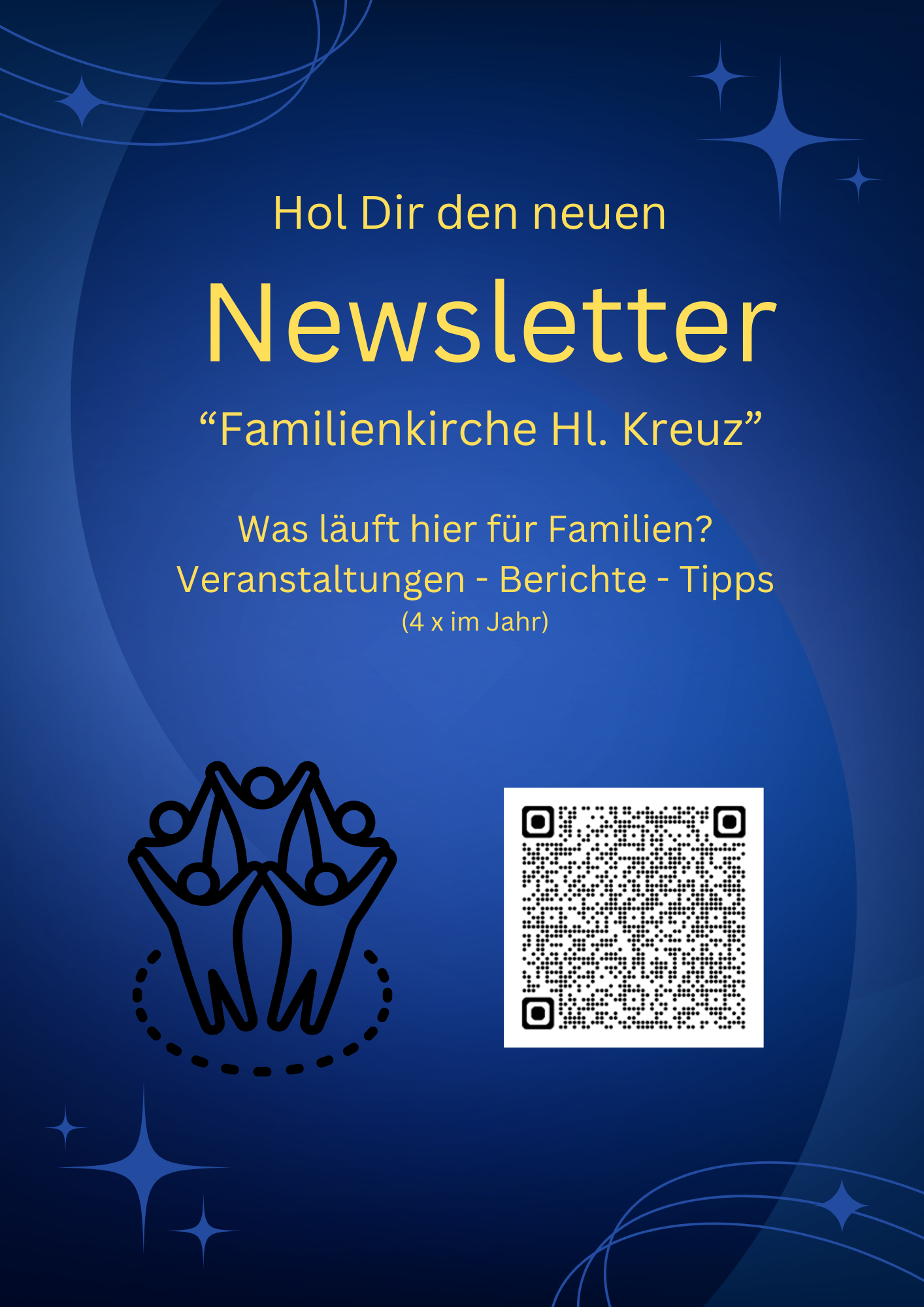 Flyer Newsletter Familienkirche