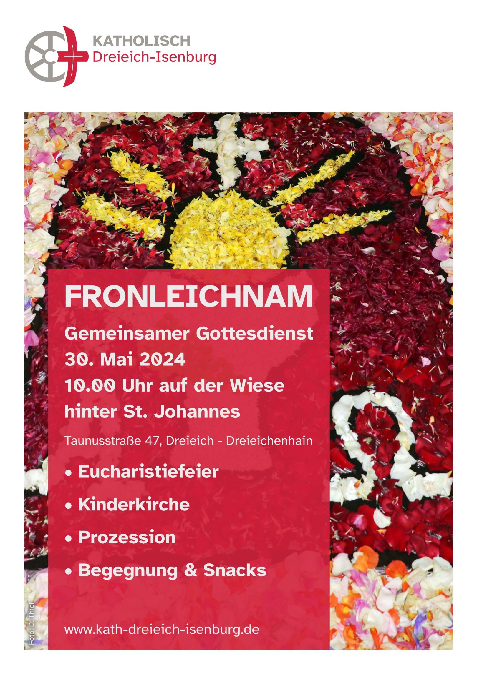 Plakat Fronleichnam (c) PR Dreieich-Isenburg (K. Rose)
